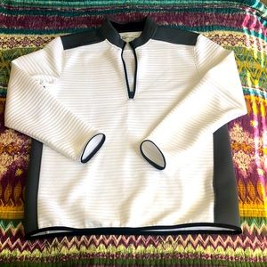 White & Black Under Armour Pullover